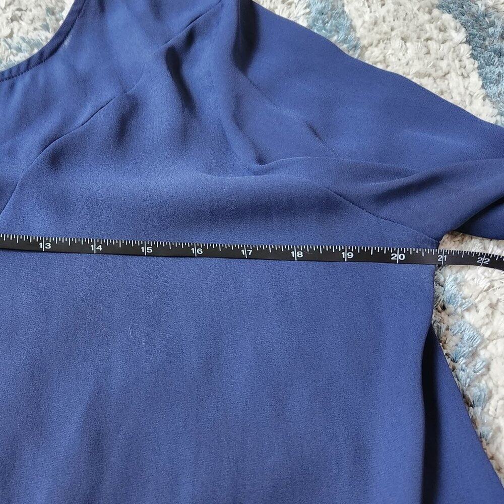Bellatrix Navy Blue Blouse || Medium EUC - Picture 10 of 11